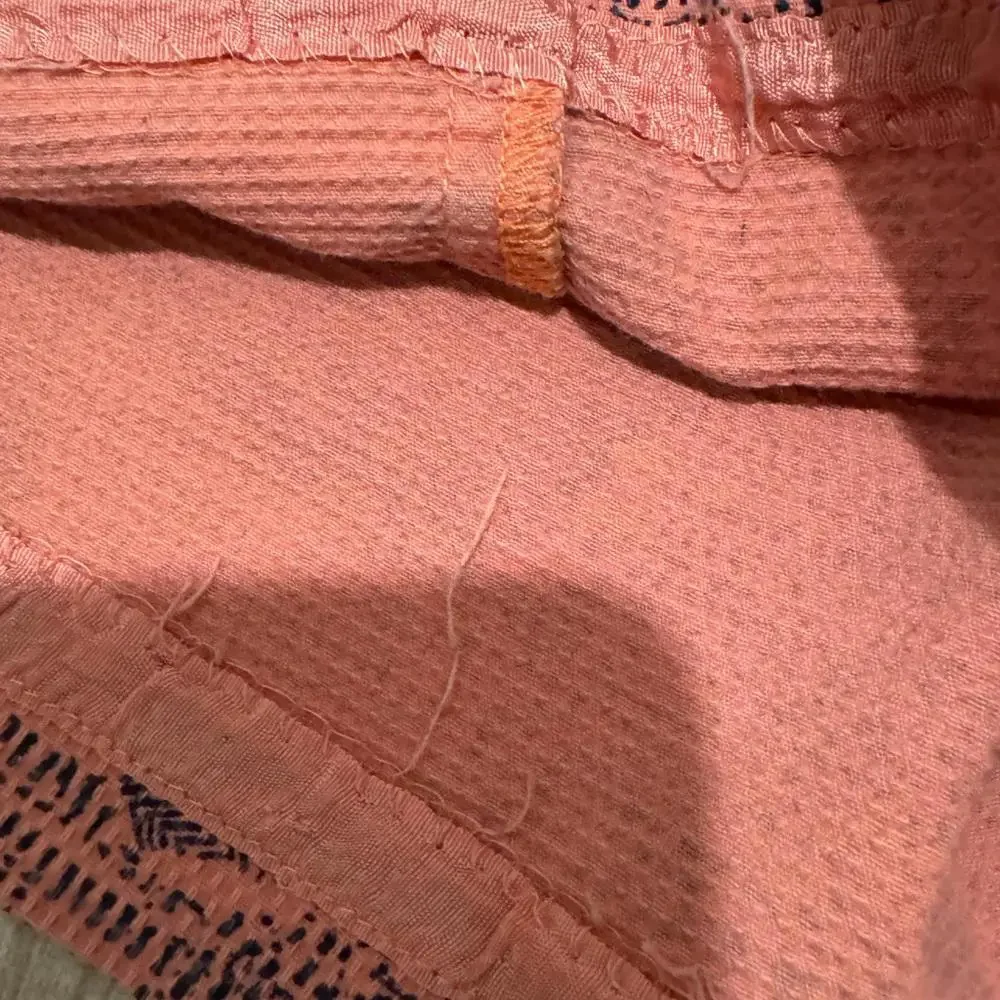 Anthropologie Cartonnier Island Hopper Shorts 4 Pink Side Button Down - Picture 5 of 8